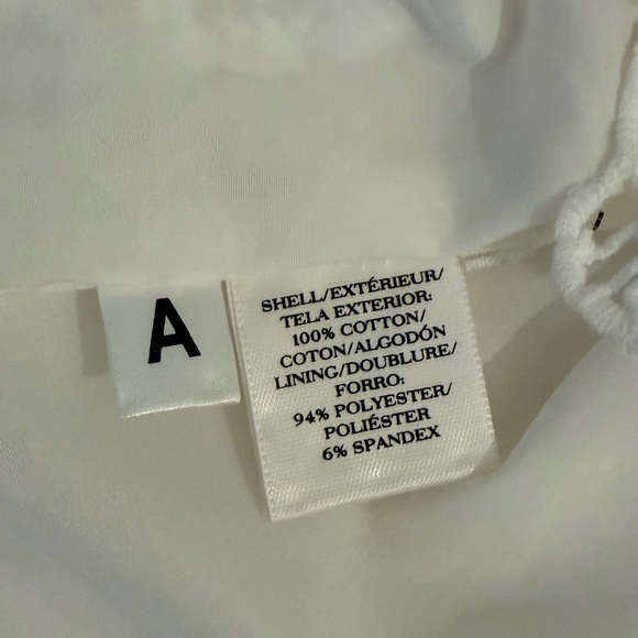 Ann Taylor White Cotton Lace Embroidered Tunic Dress Size Small - Picture 13 of 16